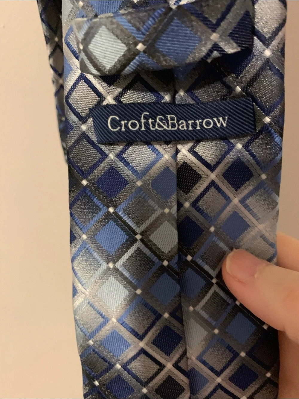 croft & barrow Blue Plaid Men's Necktie
